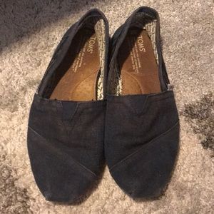 Toms (navy & twine)
